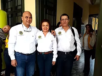 evento en Magangué con participación   el Club de Leones Medellín Metropolitano